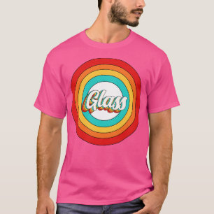 Glass Name Shirt Vintage Glass Circle