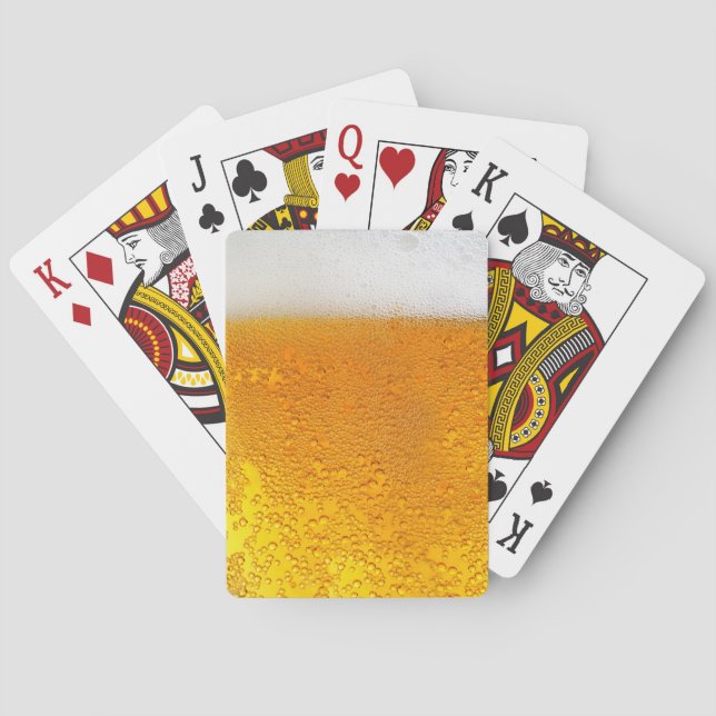 Glass of Beer #1 Playing Cards (Back)
