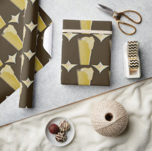 Glass of Beer Animated Wrapping Paper
