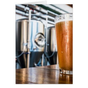 Glass of Beer at Microbrewery