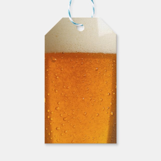 Glass of Beer Gift Tags (Front)