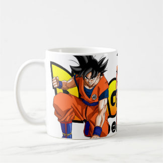 glass of goku coffee mug