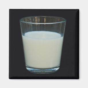 Glass of milk magnet