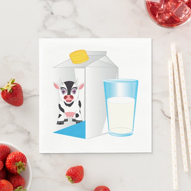 Glass Of Milk Napkin (Creator Uploaded)