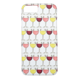Glass of Red White Rosé Glasses Winery Wine Lover iPhone 8/7 Case