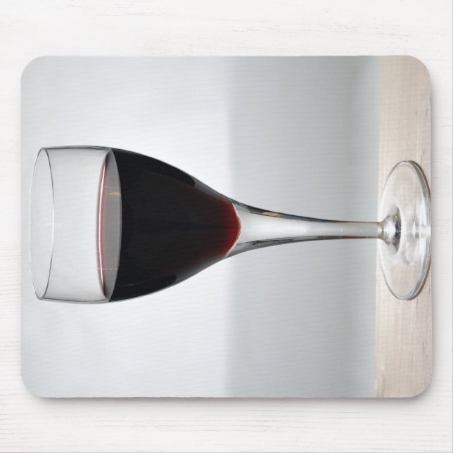 Glass of red wine mouse mat (Front)