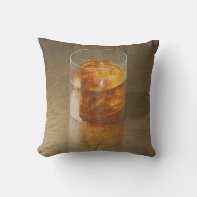 Glass of Whisky 2010 Cushion (Front)