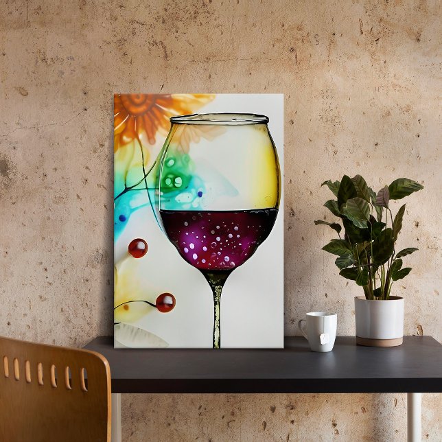 Glass of Wine Canvas Print (Creator Uploaded)