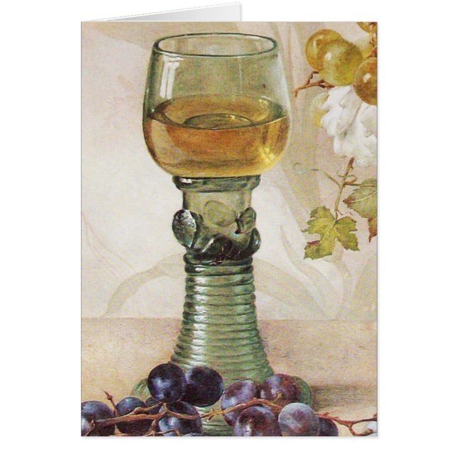 GLASS OF WINE ,OLD GRAPE VINEYARD PARTY (Front)