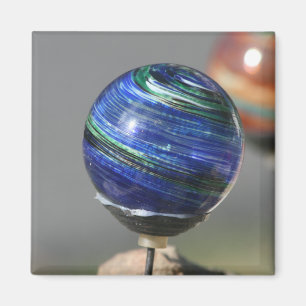 Glass orb magnet