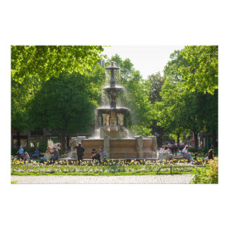 glass palace fountain at Weissenburger Platz, Haid Photo Print