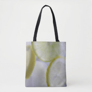 Glass Pitcher of Lemon Lime Ice Water Colour Tote Bag