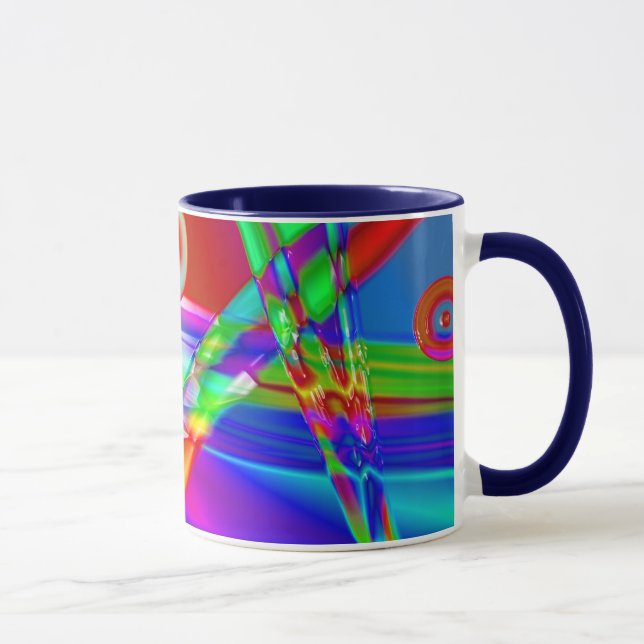 Glass Rainbow Mug (Right)