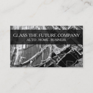 Glass Repair Installation Service Business Card