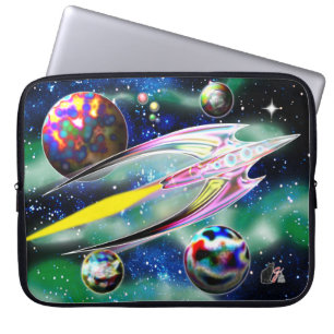 Glass Rocket Laptop Sleeve