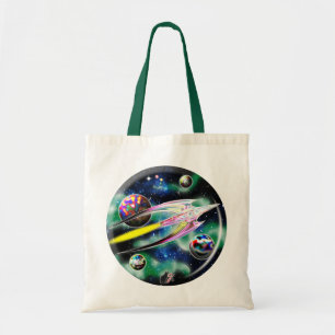 Glass Rocket Tote Bag