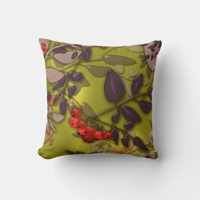 Glass, Rowan, bunch of Rowan Cushion (Front)