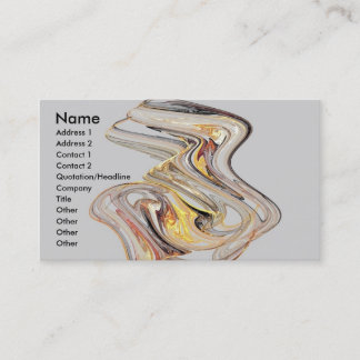 Glass Sculpture Business Card