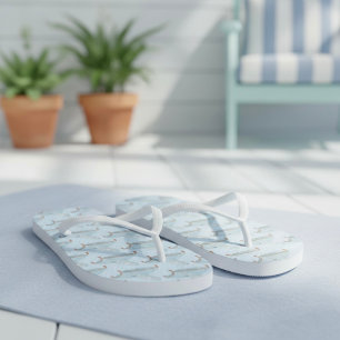Glass Slipper Flip Flops