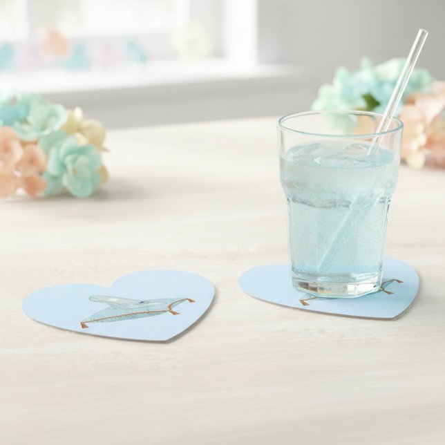 Glass Slipper Paper Coaster (Creator Uploaded)
