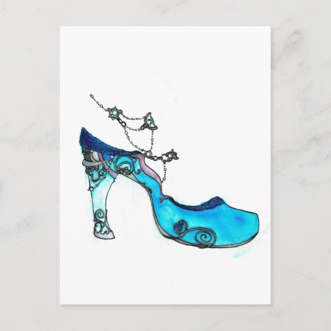 Glass Slipper Postcard (Front)