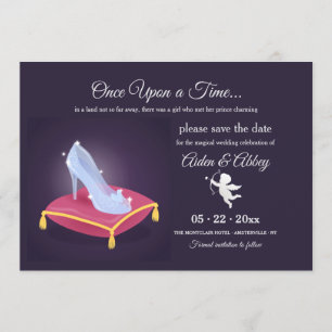 Glass Slipper Save the Date Announcement