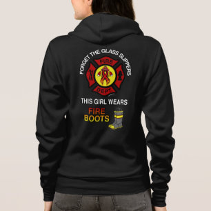 Glass Slippers...Firefighter Hoodie