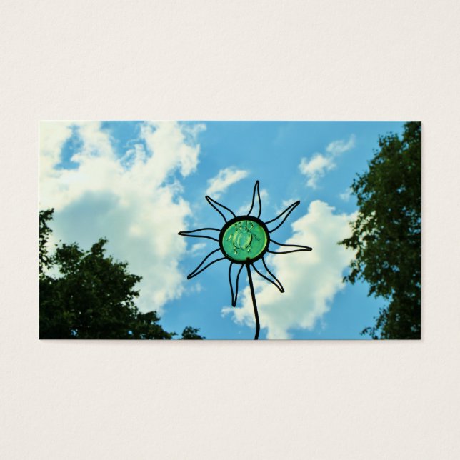 Glass Sun Sculpture in the Sky (Front)