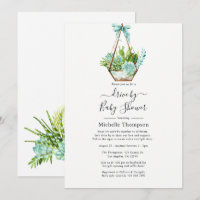 Glass Terrarium Succulents Drive By Shower