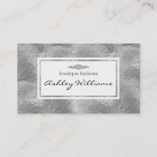 Glass   Texured Business Card