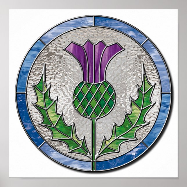 Glass Thistle Poster (Front)