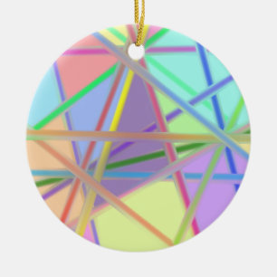 Glass Threads Ceramic Tree Decoration