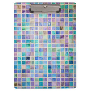 Glass Tile Mosaic cool modern colourful Clipboard