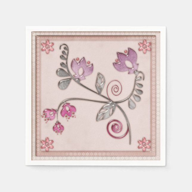 Glass tile napkin (Front)