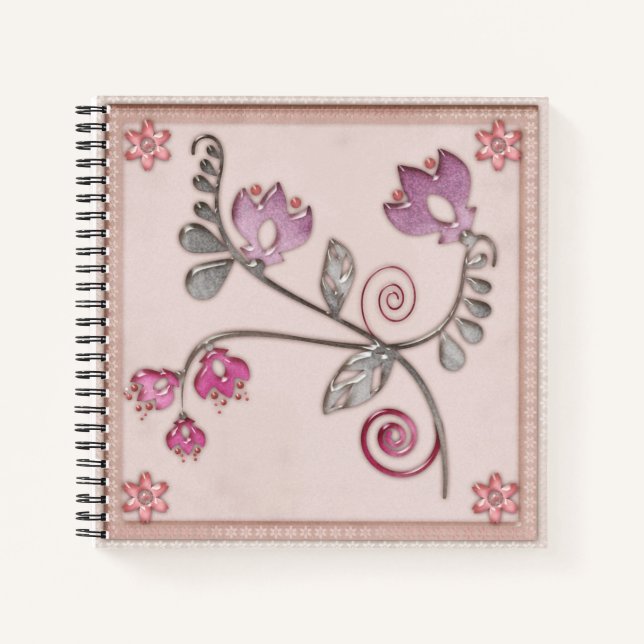 Glass tile notebook (Front)