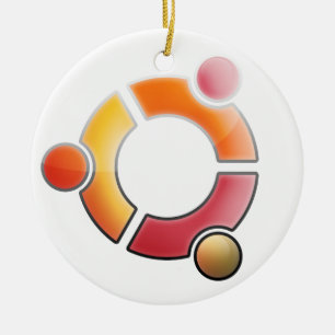 Glass Ubuntu Ornament