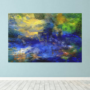 Glass Veil Awakening – Structural Reconstruction Canvas Print