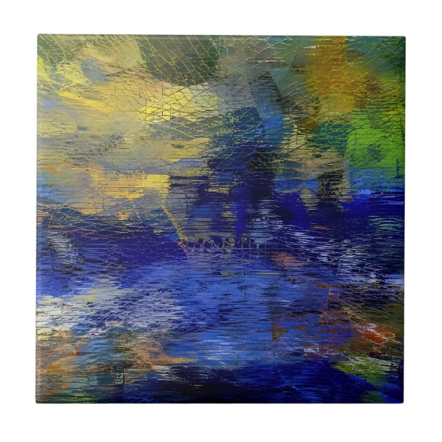 Glass Veil Awakening – Structural Reconstruction Tile (Front)