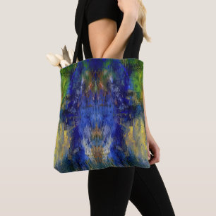 Glass Veil Awakening – Structural Reconstruction Tote Bag