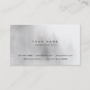 Glass White Gray Black Grass Ombre Stylist Vip Business Card