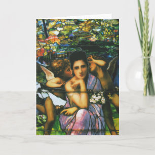 Glass Window Arts by Louis Tiffany Card