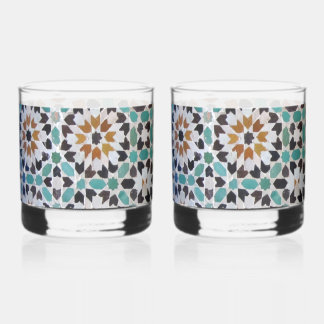 Glass with Marrakech mosaic
