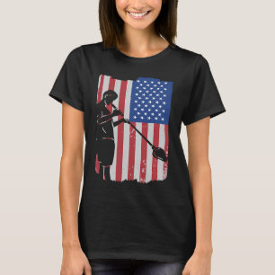 Glassblowing American Flag Glass Blower T-Shirt