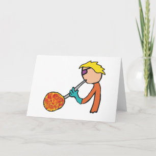 Glassblowing Card
