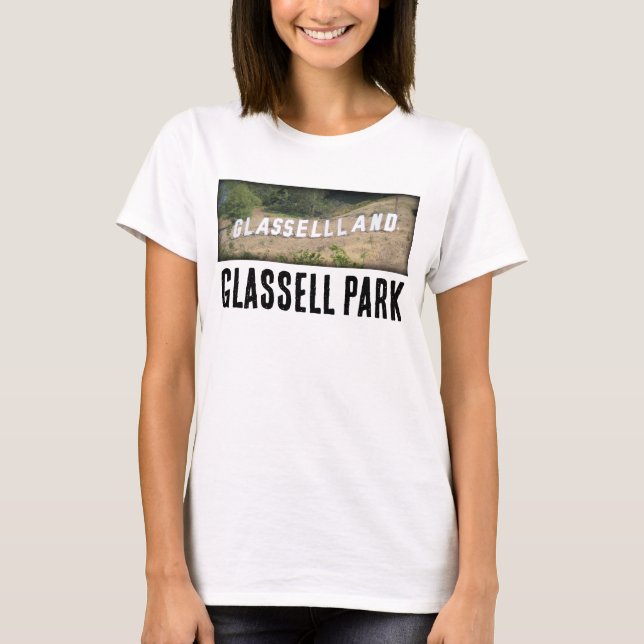 Glassellland Hollywood Sign in Glassell Park, CA T-Shirt (Front)