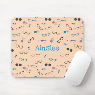 Glasses and Contact Lenses Mouse Mat