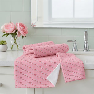 Glasses Bath Towel Set