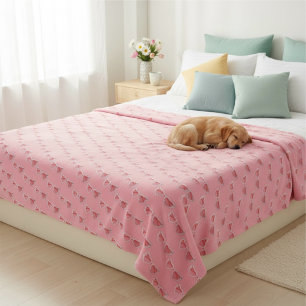 Glasses Fleece Blanket