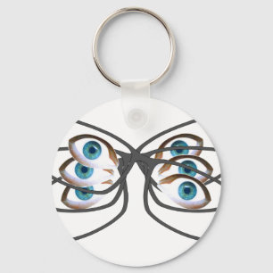 Glasses Image Key Ring