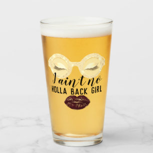 Glasses makeup pink eyelash girl power kiss miss